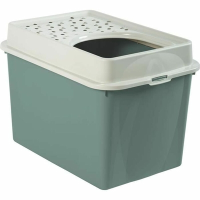 Product Κουτί απορριμμάτων γάτας Rotho My Pet BERTY 57 x 40 x 33 cm Λευκό/Πράσινο base image