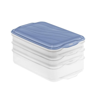 Product Δοχείο συντήρησης τροφίμων Rotho Rondo Horizon blue Μπλε Διαφανές 750 ml 1,35 L base image