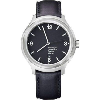 Product Ρολόι Ανδρικό Mondaine HELVETICA No. 1 BOLD (43 mm)(Black) base image
