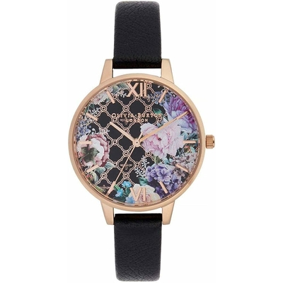 Product Ρολόι Γυναικείο Olivia Burton OB16GH11 (34 mm)(Black) base image