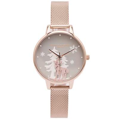 Product Ρολόι Γυναικείο Olivia Burton OB16AW01 (30 mm)(Grey) base image