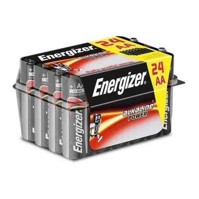 Product Αλκαλικές Μπαταρίες Energizer AA LR6 (24 uds) Μαύρο base image
