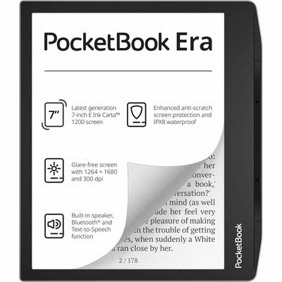 Product Ebook Reader PocketBook 700 Era Silver Πολύχρωμο Μαύρο/Ασημί 16GB 7" base image
