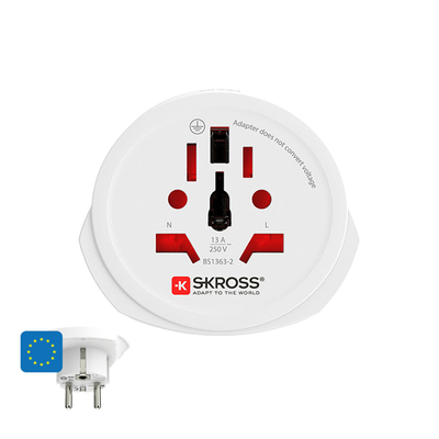 Product Αντάπτορας Πρίζας Skross 1500211-E Ευρωπαϊκή Διεθνώς base image