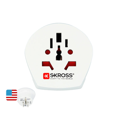 Product Αντάπτορας Πρίζας Skross 1.500221-E ΗΠΑ Διεθνώς base image