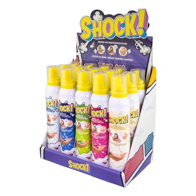 Product Αξεσουάρ Party Tuban SHOCK Foam-zel 200ml display 15 pieces mix base image