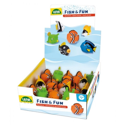 Product Βρεφικό Παιχνίδι Μπάνιου Lena Lena Splish Splash Fish 6,5 Cm Display 18 Pcs base image