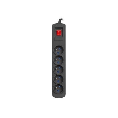 Product Πολύπριζο Ασφαλείας Natec Bercy 400 3m 5 Sockets Black base image