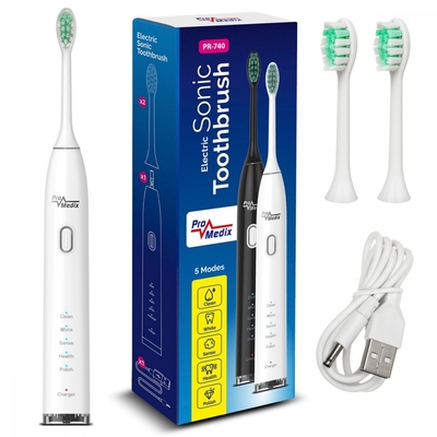 Product Ηλεκτρική Οδοντόβουρτσα ProMedix Sonic White Promedix Pr-740 W base image