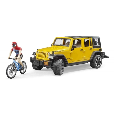 Product Bruder Bruder Jeep Wrangler With Bicycle And Figure base image