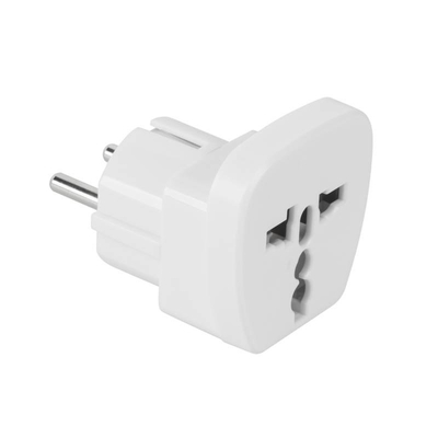 Product Αντάπτορας Ρεύματος EU σε Universal Λευκός base image