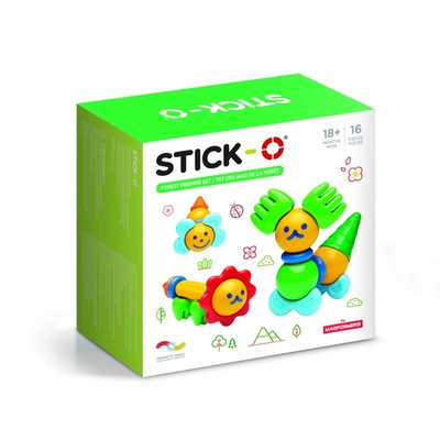 Product Παιχνίδι Κατασκευών Magformers Blocks Stick- O Forest friends 16 pcs base image