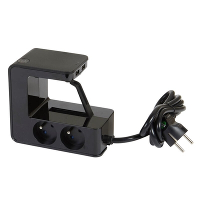 Product Πολύπριζο Legrand klip 4x2P+Z +2USB Czarny 1,5m base image