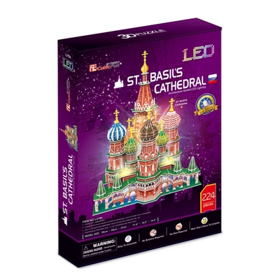 Product Παζλ Cubic Fun 3d Led St.Basils Cathedral base image