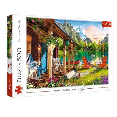 Product Παζλ 500 Κομμάτια House In Mountains base image