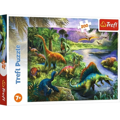 Product Παζλ 200 Κομμάτια Predatory Dinosaurs base image