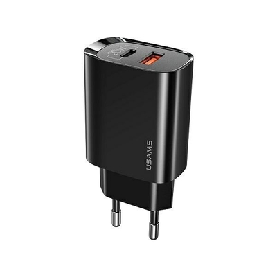 Product Φορτιστής Πρίζας Usams Usams 1xU SB-C+1xUSB T35 20W PD3. base image