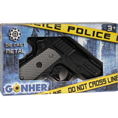 Product Παιδικό Όπλο Δράσης Pulio Metal Police Pistol Gonher base image