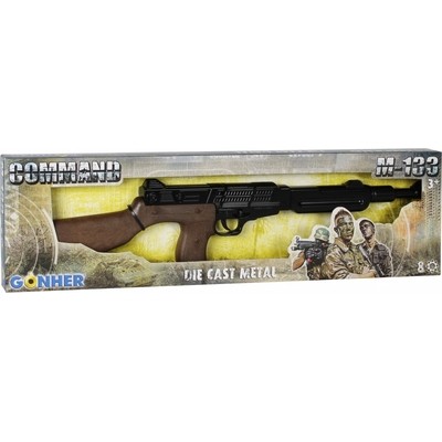 Product Παιδικό Όπλο Δράσης Pulio Metal Commando Rifle 8 Rounds Gonher base image