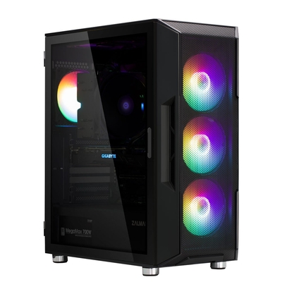 Product Κουτί Η/Υ Zalman Pc I3 Neo Atx Mid Tower Rgb Fan X4, Black base image