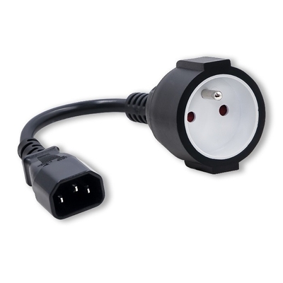 Product Καλώδιο Τροφοδοσίας Qoltec Adapter IEC 320 C14 / FRENCH base image