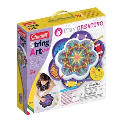 Product Παιδικές Χειροτεχνίες Quercetti Needlework String Art Mandala base image