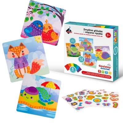 Product Παιχνίδι Κατασκευής Askato Stickers - Animals base image