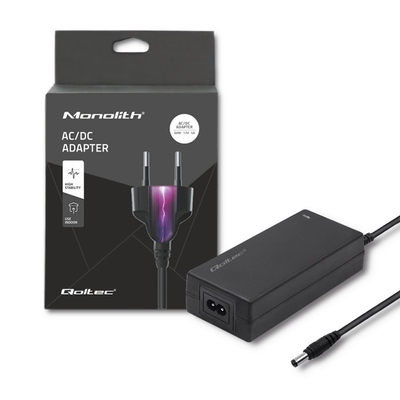 Product Τροφοδοτικό Laptop Qoltec Desktop 60w 12v, 5a, 5.52.1 base image