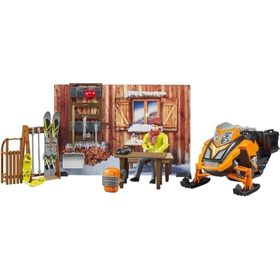 Product Φιγούρα Bruder Winter House With A Snowmobile And Accessories base image