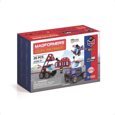 Product Παιχνίδι Κατασκευών Magformers Amazing Police base image