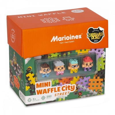 Product Παιχνίδι Κατασκευής Marioinex Waffle Mini Blocks - Street 280 Pcs Marioinex  base image