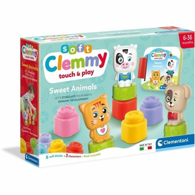 Product Παιχνίδι Kατασκευή Baby Born Cubes & animals Soft Clemmy (FR) Βιβλίο 9 Τεμάχια base image