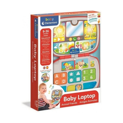 Product Εκπαιδευτικό Παιχνίδι Clementoni Baby Friends Animals Φορητός Υπολογιστής (23 x 30 x 6 cm) base image
