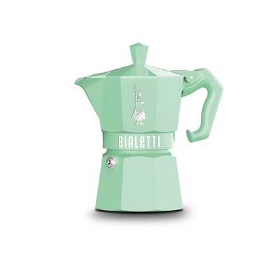 Product Μπρίκι Espresso Bialetti MOKA EXCLUSIVE GREEN 3T Πράσινο Αλουμίνιο 3 Kopper  base image