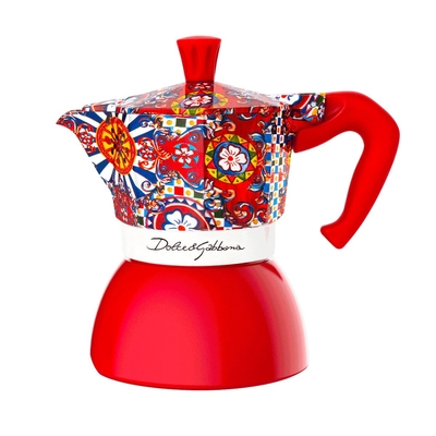 Product Μπρίκι Espresso Bialetti D&G RED 4T Κόκκινο Ανοξείδωτο ατσάλι 4 Kopper  base image