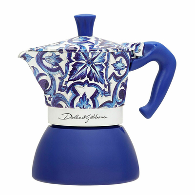 Product Μπρίκι Espresso Bialetti D&G BLU MEDI 4T Μπλε Ανοξείδωτο ατσάλι 4 Kopper  base image