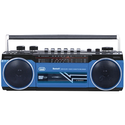Product Φορητό Ραδιόφωνο Bluetooth Trevi RR 501 BT Μπλε Μαύρο/Μπλε base image