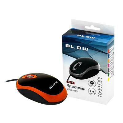 Product Ποντίκι Ενσύρματο Blow MP-20 Πορτοκαλί base image
