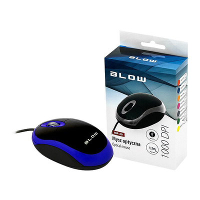 Product Ποντίκι Ενσύρματο Blow MP-20 Μπλε base image
