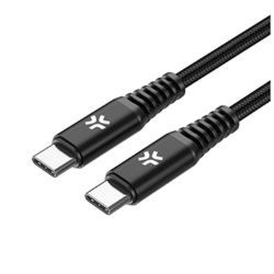 Product Καλώδιο USB-C Celly USBCUSBC100WBK 2 m Μαύρο base image