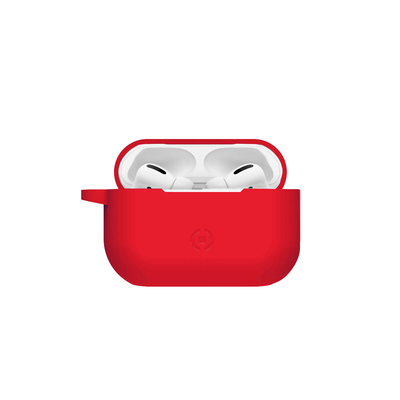 Product Προστατευτική Θήκη Celly AIRPODS PRO Ακουστικά Κόκκινο Σιλικόνη base image