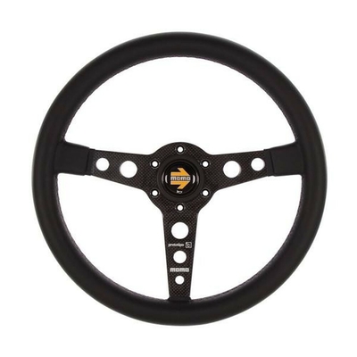 Product Τιμόνι Racing Momo Μαύρο 35 cm base image