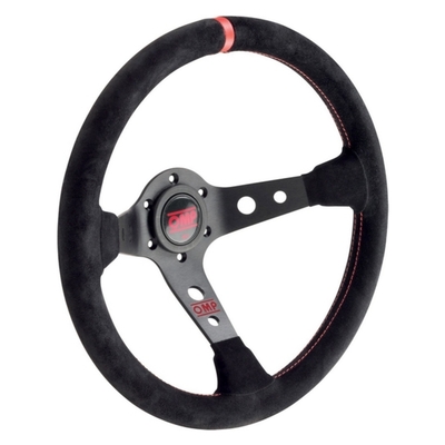 Product Τιμόνι Racing OMP Corsica Μαύρο/Κόκκινο 35 cm base image