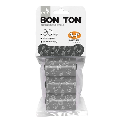 Product Τσάντες υγιεινής United Pets Bon Ton Regular Σκύλος Γκρι (3 x 10 uds) base image