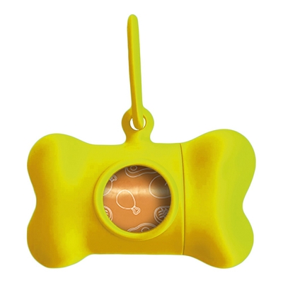 Product Διανομέας Tσαντών Kατοικίδιων Zώων United Pets Bon Ton Neon Σκύλος Κίτρινο (8 x 4,2 x 5 cm) base image