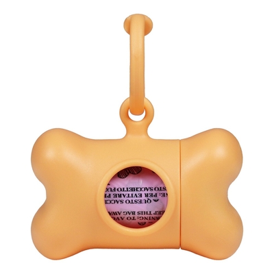 Product Διανομέας Tσαντών Kατοικίδιων Zώων United Pets Bon Ton Nano Classic Σκύλος Πορτοκαλί Ανακυκλωμένο πλαστικό (6 x 3 x 4 cm) base image