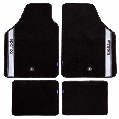Product Σετ Χαλιών Αυτοκινήτου Sparco Strada 2012 B Καθολικό Μαύρο/Ασημί (4 pcs) base image