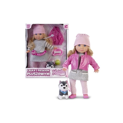 Product Κούκλα Artyk Lalka Natalia Z Pieskiem Pluszowym 35 Cm base image