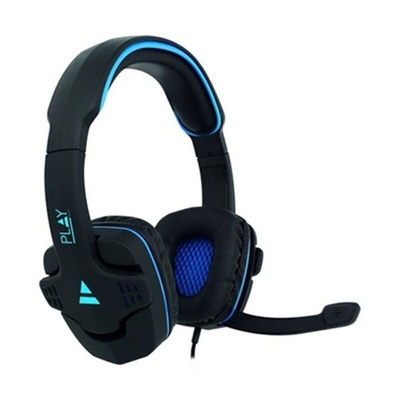 Product Ακουστικά με Μικρόφωνο για Gaming Ewent PL3320 Μαύρο Μπλε base image