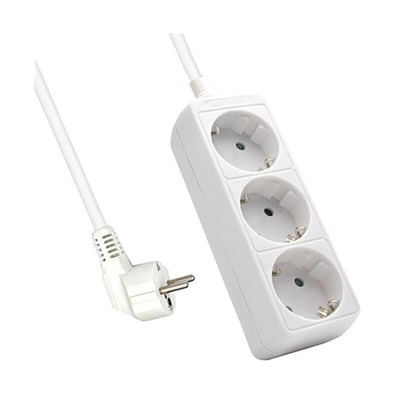 Product Πολύπριζο με 3 Πρίζες χωρίς διακόπτη Ewent EW395 3680W Λευκό base image